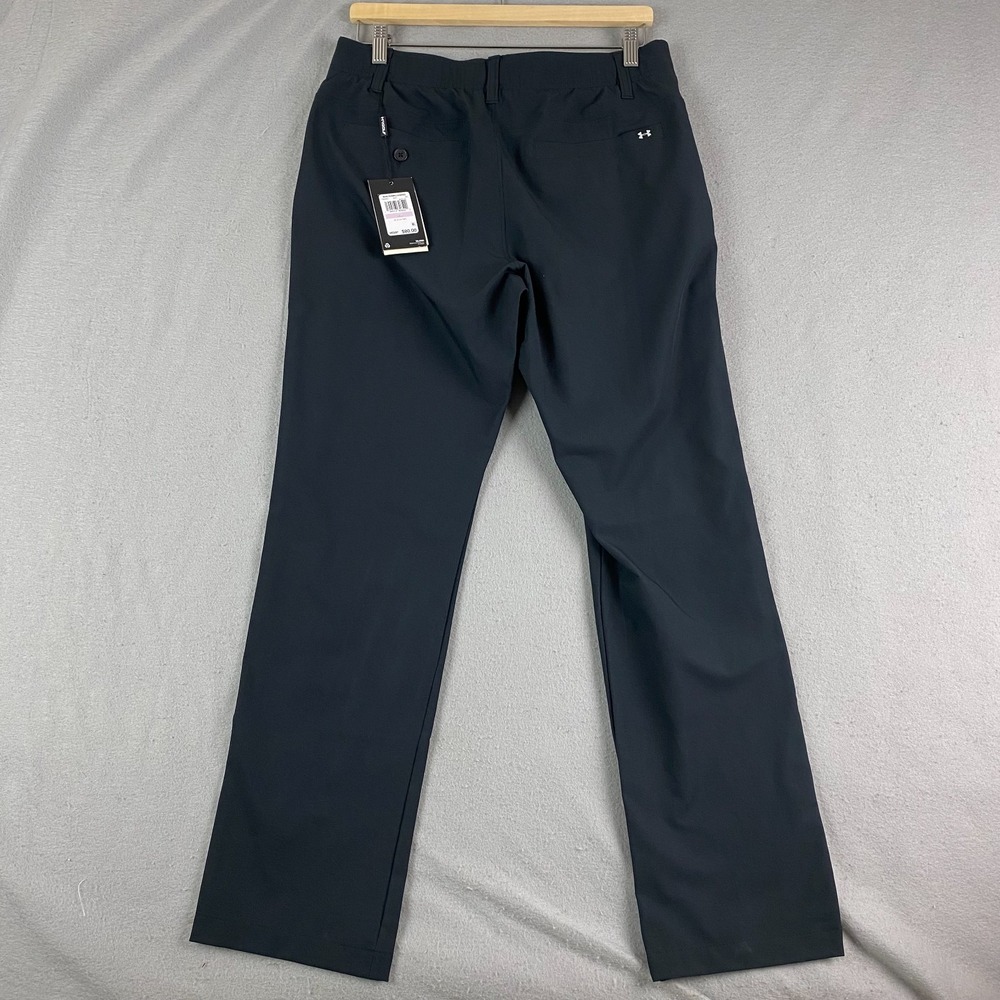 Under Armour Showdown Chino Pants Mens 32x30 Black Straight Cotton Polyester NEW